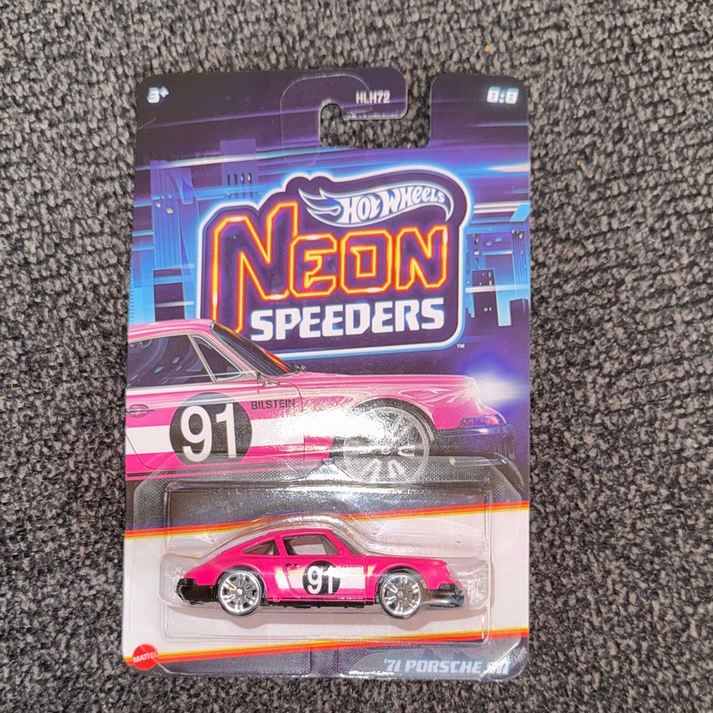 Hot Wheels Neon Speeders '71 Porsche 911 - Pink
